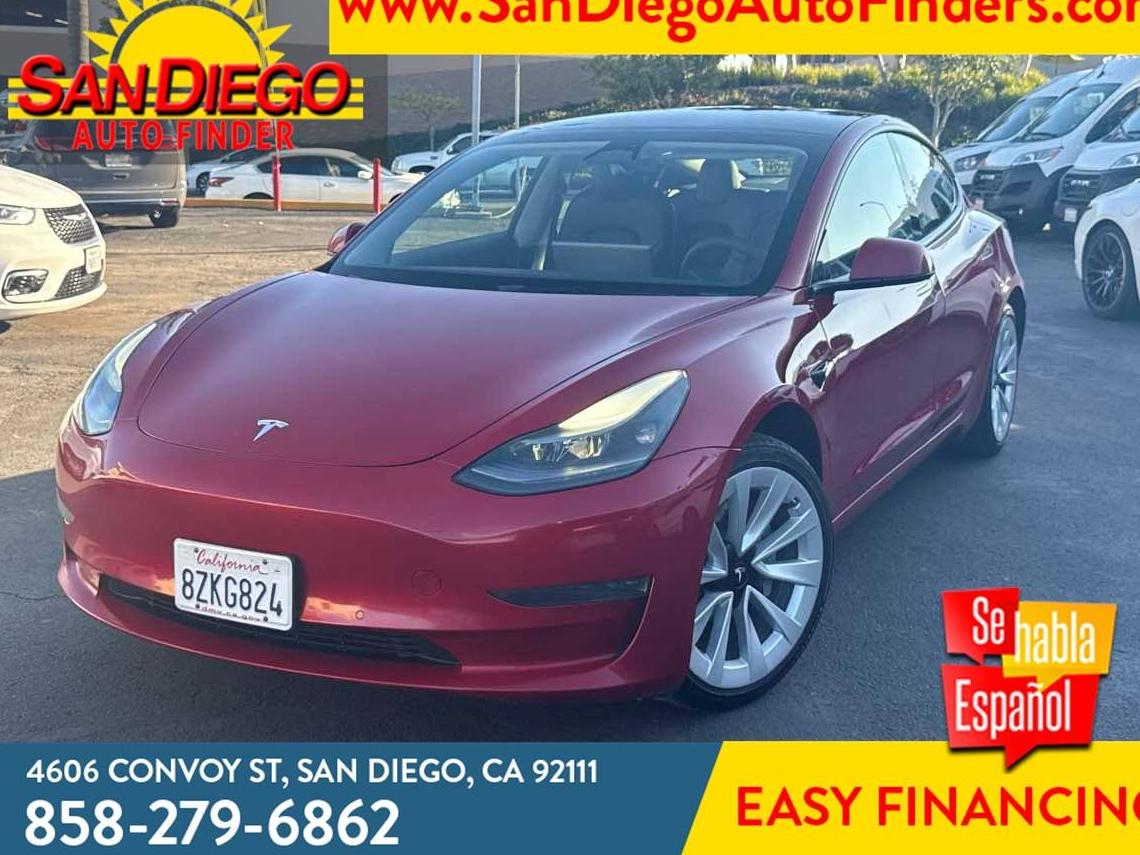 TESLA MODEL 3 2022 5YJ3E1EA1NF143537 image